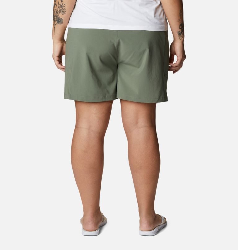 Pantaloni Scurti Columbia PFG Tidal II Dama Masline Verzi | Plus Size HL1M0QZ87